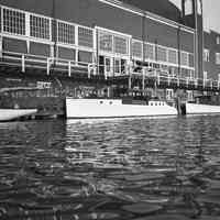          Pavilion dock with yachts and graffitti ca 1938
   