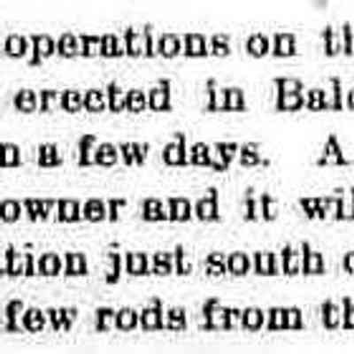 cr1895041201FirstCottageToBeBuiltBaldheadPark.jpg 13KB: A. Houtkamp cottage about to begin construction