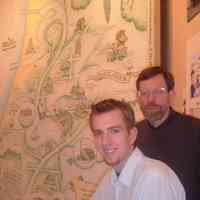          Father and son: Mark Cook and Brian Cook
   