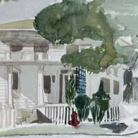 Celia M. House watercolors