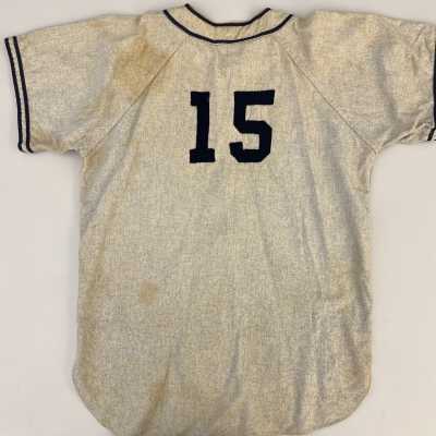 Saugatuck High School baseball jersey 15 back