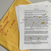 Hattie Moffat Wright Journal transcript 1876