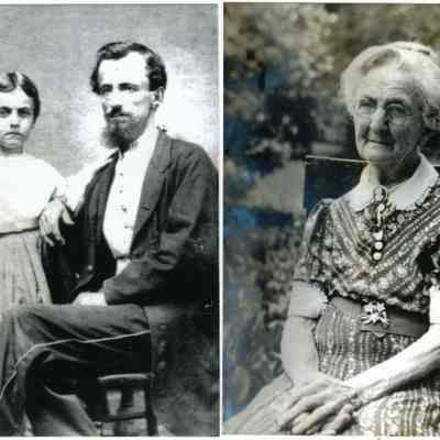 Dr Wright and Hattie Moffat.jpg 3.6MB: Digital image from Jane Van Dis collection  - Digital file on Jack Sheridan Drive 2021.72.02