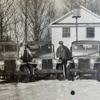 Jeeps at David Bennett mansion