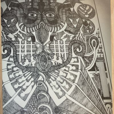 photos of John Peterson's art
