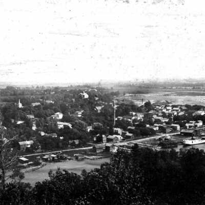 Baldhead panorama ca 1885