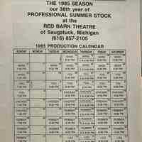          Red Barn Theater 1985 Season, The Magic is Here picture number 2
   