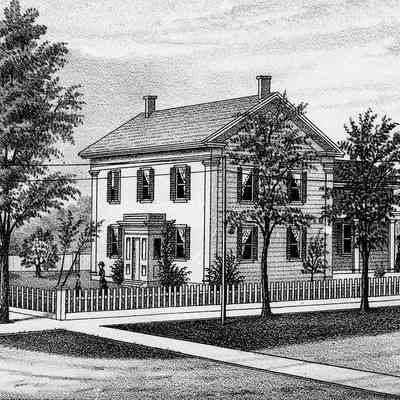 Morrison house 1857.jpg 1.3MB: Digital file on Jack Sheridan Drive 2021.72.02 - likely scanned from "History of Allegan and Barry Counties"