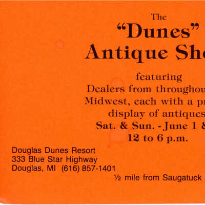 The "Dunes" Antique Show Card (28)