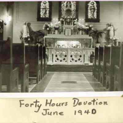 Old St. Peter church 759KB Forty Hours Devotion June 1940