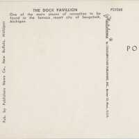          The Dock Pavilion Postcard Reverse
   