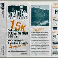 Mt. Baldhead Challenge entry form 1999
