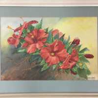 Florida Hibiscus by May (Francis) Heath