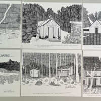 John Peterson Ox-Bow and historic buildings