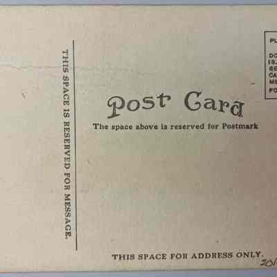 Greetings from Saugautck, Mich No. 4989 back: 2 cent postage.