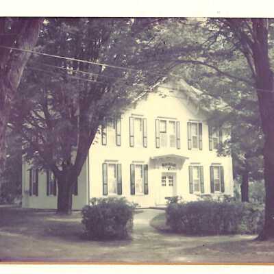 Two views of Douglas School House