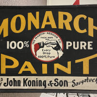 Koning Monarch Paint sign