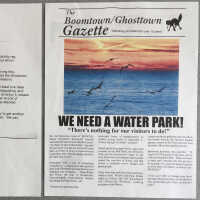 Boomtown/Ghosttown Gazette satrical newspaper