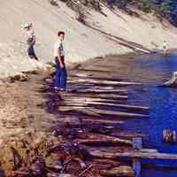          Singapore site JACK 1952.jpg 925kb; Jack Sheridan posing on Singapore dock remains exposed by 1952 low water levels
   