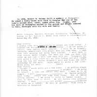 Letter from Jessie and Julia Morrison to Mr. Harold C. Weeks (1866)