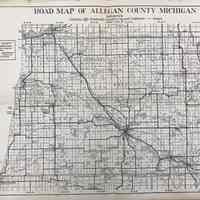          Road Map of Allegan County 1934 picture number 1
   