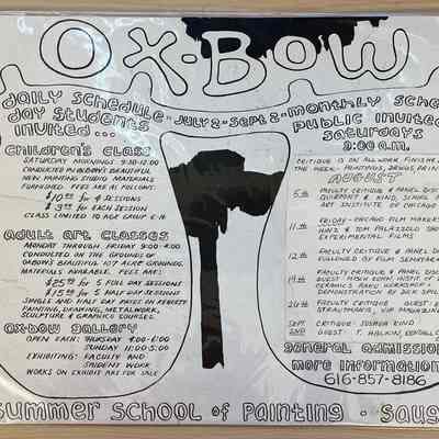 Ox Bow daily schedule 1967
