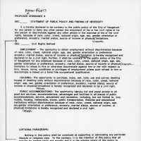          Human Rights Ordinance Proposal (3)
   