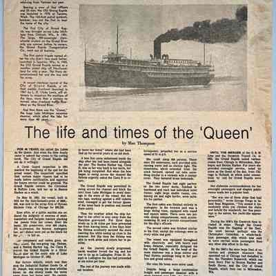 City of Grand Rapids steamship article