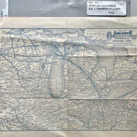 Map Ann Arbor Railroad and Steamship lines 1902