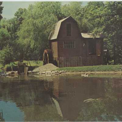 Picturesque Grist Mill at Saugatuck, Michigan Postcard