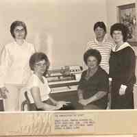          Janet Plaff, Martha Schoeneneich, Betty Jones, Lisa Males?, Judy Grams, not pictured Sandy Skopek and Grace Clark
   
