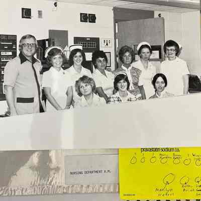 Maria Bjorklund, Donna Mokma, Virginia Collin, Marilyn Hebert, Katy Brink, Joan Gardne?