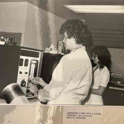 Linda Ryan, Elaine Crawford, not pictured Marilyn Orzehoski