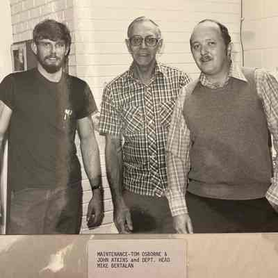 Tom Osborne, John Atkins, Mike Bertalan