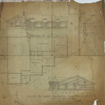 Sketch for Douglas Woodworking Shop Development
