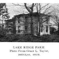          Lake Ridge Farm, Grace L.Taylor
   