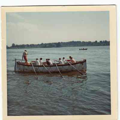 Keewatin life boats racing.jpg 1.1MB: Erik Peterson collection - Digital file on Jack Sheridan Drive 2021.72.02
