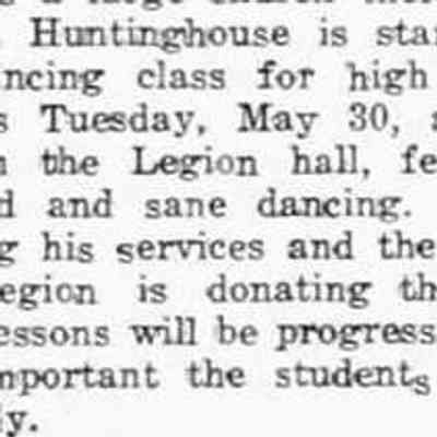 cr1944052608HuntinghouseOffersDanceClass.jpg 17KB: 1944 featuring standard and sane dancing