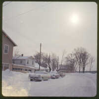          At left, 174 and 125 Water Street. Looking south toward the Hotel Butler
   