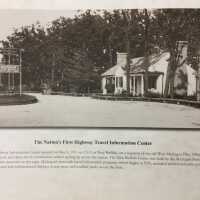          Tourist Information Lodge at New Buffalo, MI; First Tourist Lodge in the United States.
   