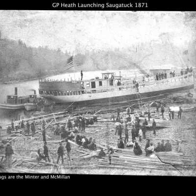 See relationship entry for "G.P. Heath (ship)" to see full resolution version of this image: Digital copy only from Jack Sheridan's hard drive