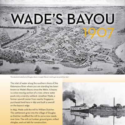 Location: Wade’s Bayou, Douglas, at east end of Center Street near gazebo