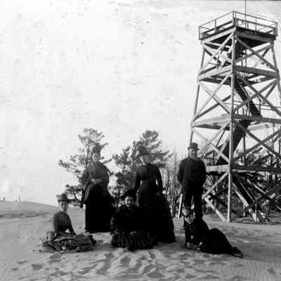 Robinson Family on Baldhead c. 1885