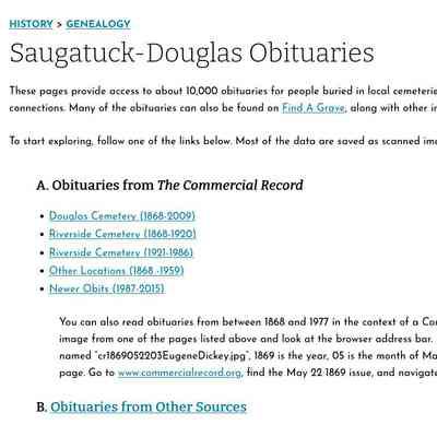 Obituaries Online