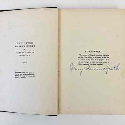 Early Memories of Saugatuck, signed first edition