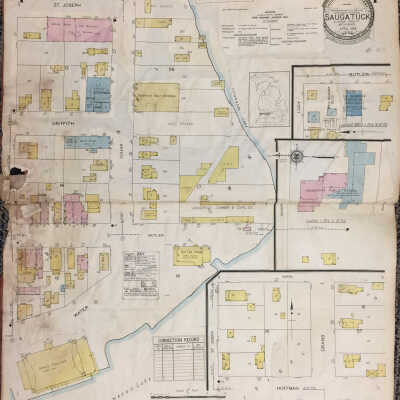 Sanborn fire maps 1928, 1954