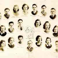          SHS Class of 1939 graduates.jpeg 770KB; Saugatuck High School class of 1939
Mary Jane Troutman, Riley Leach, Betty Davis, Jane Bird, Robert Brackenridge, Johnny Fox, Carl Wicks, Celia House, Ethel Ekdahl, John Peterson, Don Moore, Joyce Force, Olive Reeks, Josephine Monique, Lucile Slater, Catherine Padbury, Betty Powers, L.H. Waugh, Ruth Newnham, Alice Baker, Jack Kreager 
Source: Chris Yoder via email Jan 2023
   