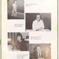          Compass 1963 Faculty; Margaret Brower, Grace Clark, Joyce Holmgren, Wallace Hanaford
   
