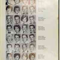          Compass 1963 Freshmen; Richard Gilman
Lola Groots
Nascy Hall
Marlene Hayes
Patricia Hebert
Barbara Hemwall
Peter Ihle
Frank Kelly
Marvin Line
Jody McCormick
Pamela Miller
Thom as Peck
Donald Peel
Anita Schaeffer
Kendal Showers
Carter Simonson
Martha Smith
William Strampel
Robert Streicher
Richard Swecker
Donald Switzer
James Tiffany
Vance Van Wieren
Donald Wicks
Mark Wicks
Sherry Wieland
Cheryl Wilcox
Roberta Wilson
   