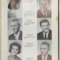          Compass 1963 Seniors; Elizabeth Whetzell, Donald White, Rande Wicks, David Wilson, Kristen Wilson, Michael Zeedyk
   